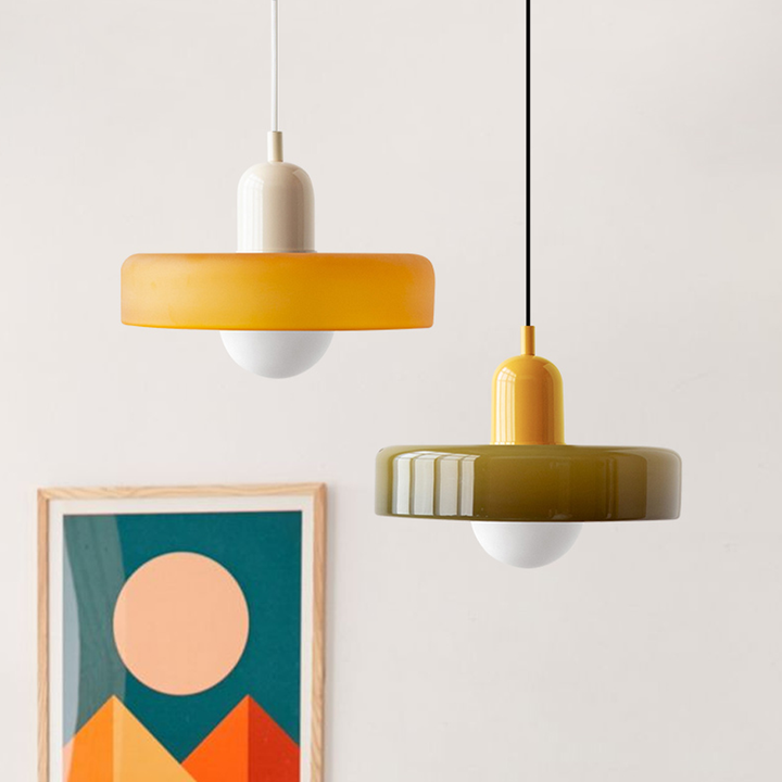 Luvikno | Bauhaus Farget Glass Pendellampe