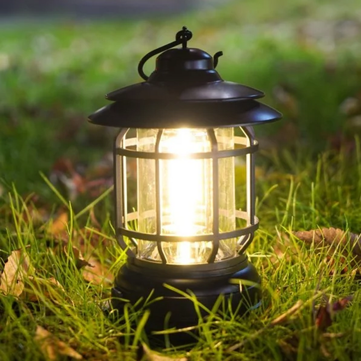 Bærbar multifunksjonell utendørs campinglampe | luvikno