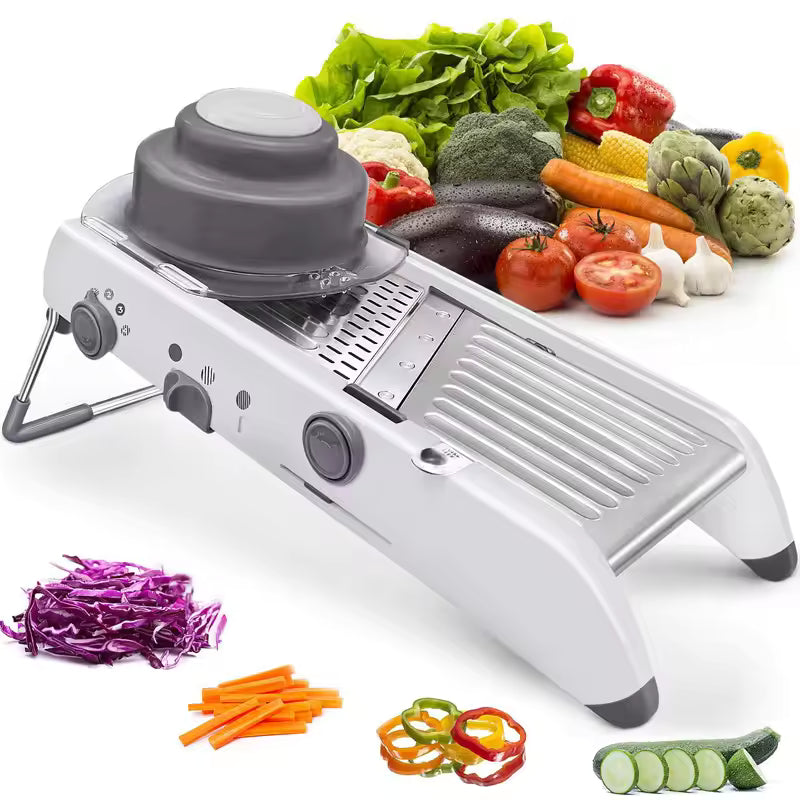 Multi-functional vegetable chopper, slicer, grater & salad maker Luvikno