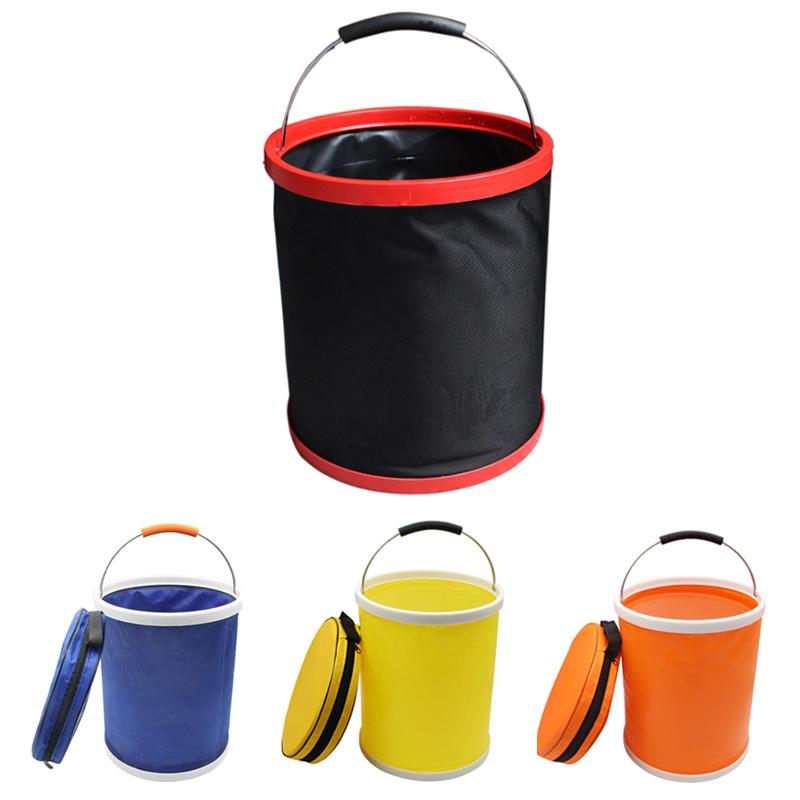 Bærbar Sammenleggbar Bøtte for Utendørs Fiske | Luvikno