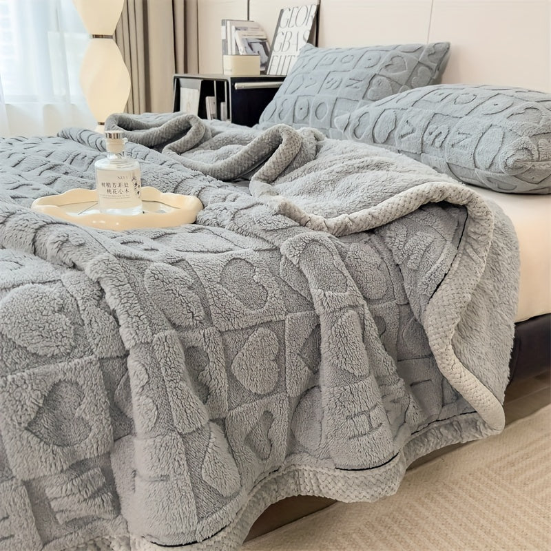 Luvikno | Stilfullt korallfleece-teppe for maksimal komfort