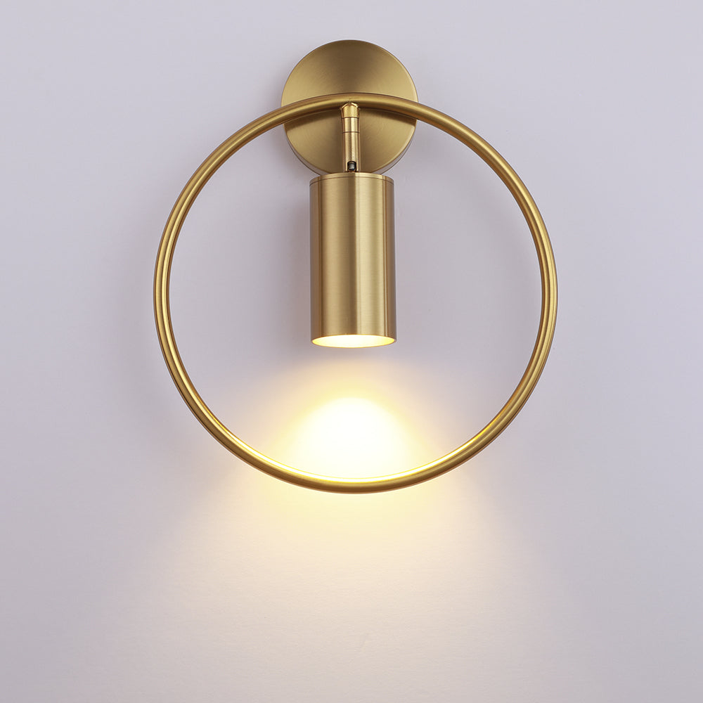 Luvikno | OpulentGlow Vegglampe - Gylden Eleganse for Ditt Interiør