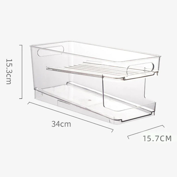 2-lags rulle gjennomsiktig organizer holder Luvikno