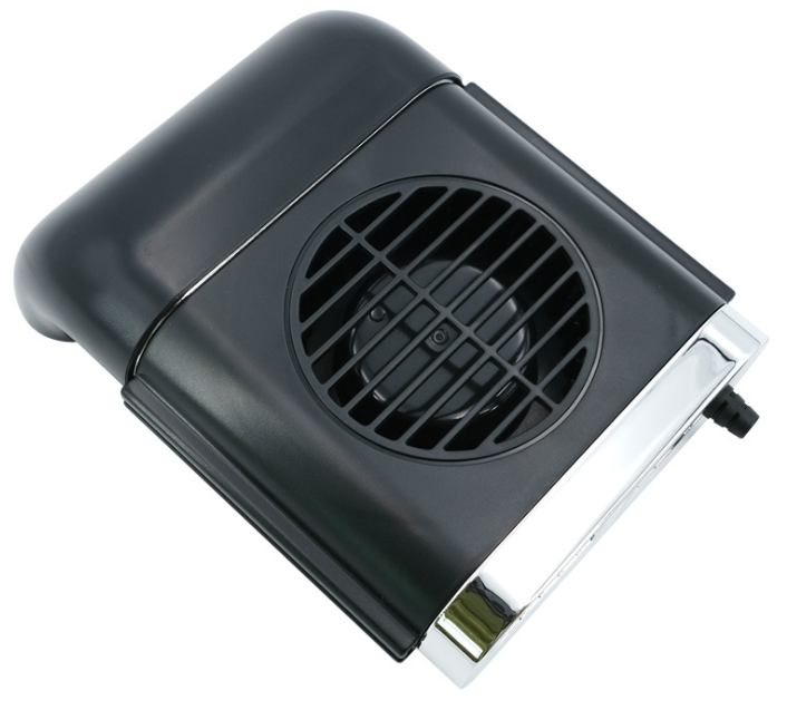 Multi-funksjonell Mini Bil Baksetefan med Justerbare 3 Hastigheter, Micro USB Strømforsyning og Enkel Installasjon, Kompatibel med de Fleste Biler | Luvikno