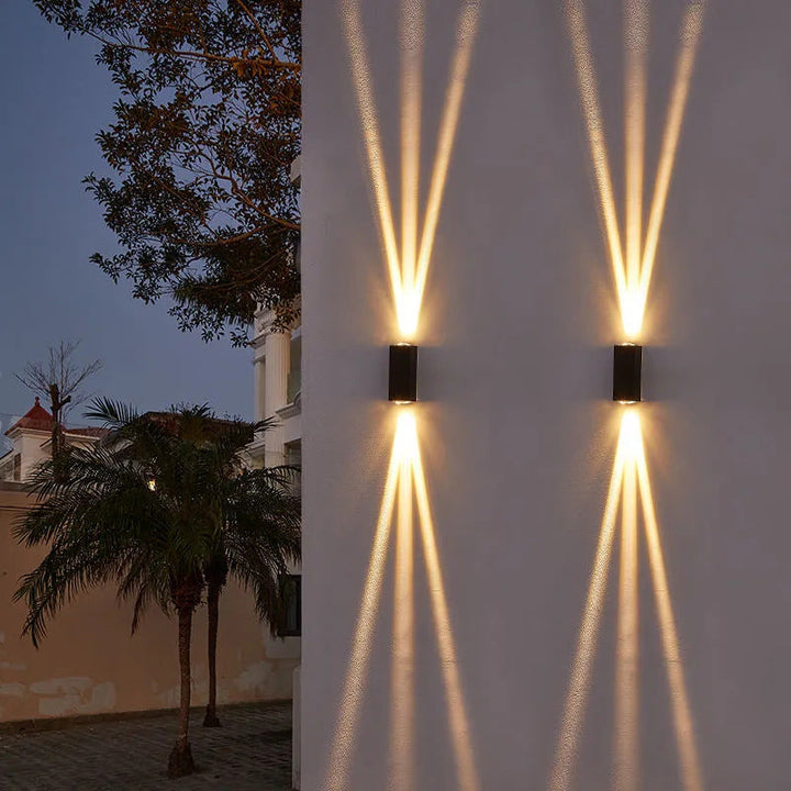 Moderne Minimalistisk Utendørs Vanntett Strålekaster LED Utendørs Dekorativ Vegglampe | Luvikno