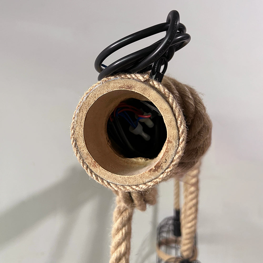 Luvikno | AlessioGlow - Retro Metall Tre Pendellampe for Atmosfæriske Interiører
