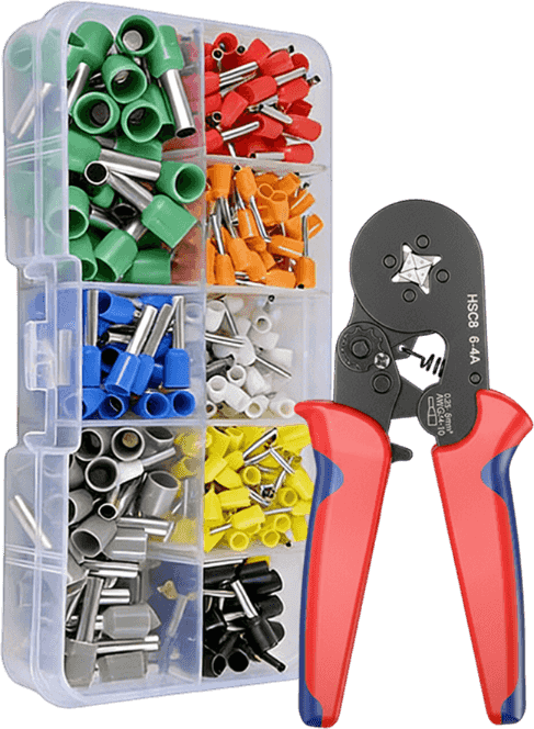 Ende erme sett med klype for rynking | Luvikno
