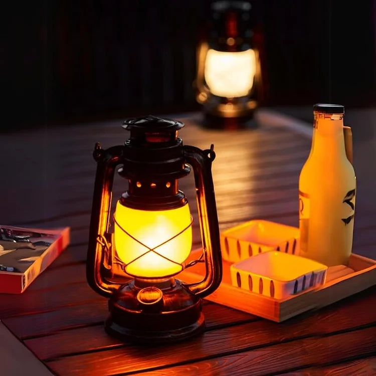 FlamaGlow - Oppladbar Camping LED Lanterne Luvikno