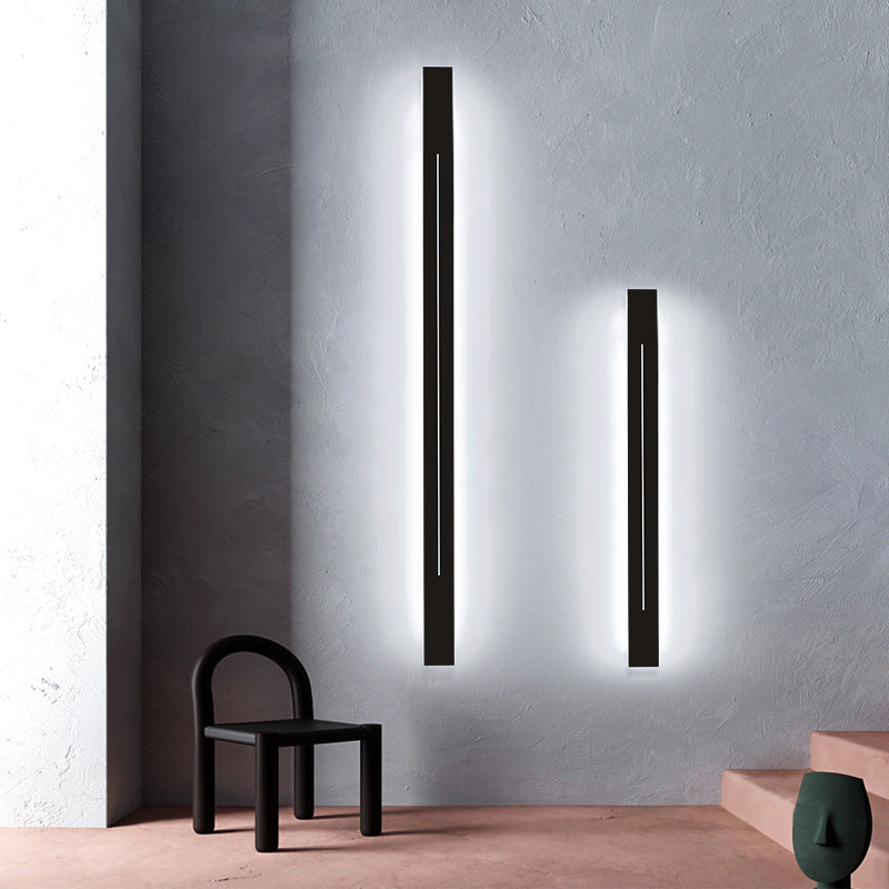 Simplicity Bar Formet LED Veggmontert Lys Metall Stue Vegglampe Belysning | Luvikno