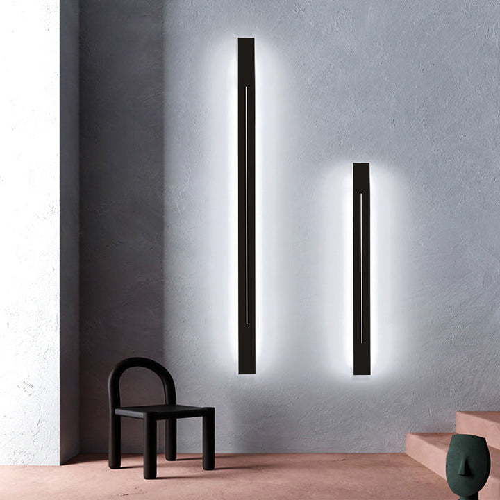 Simplicity Bar Formet LED Veggmontert Lys Metall Stue Vegglampe Belysning | Luvikno
