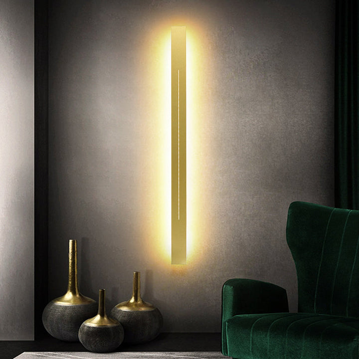 Moderne LED Vegglampe i Svart Akryl Luvikno
