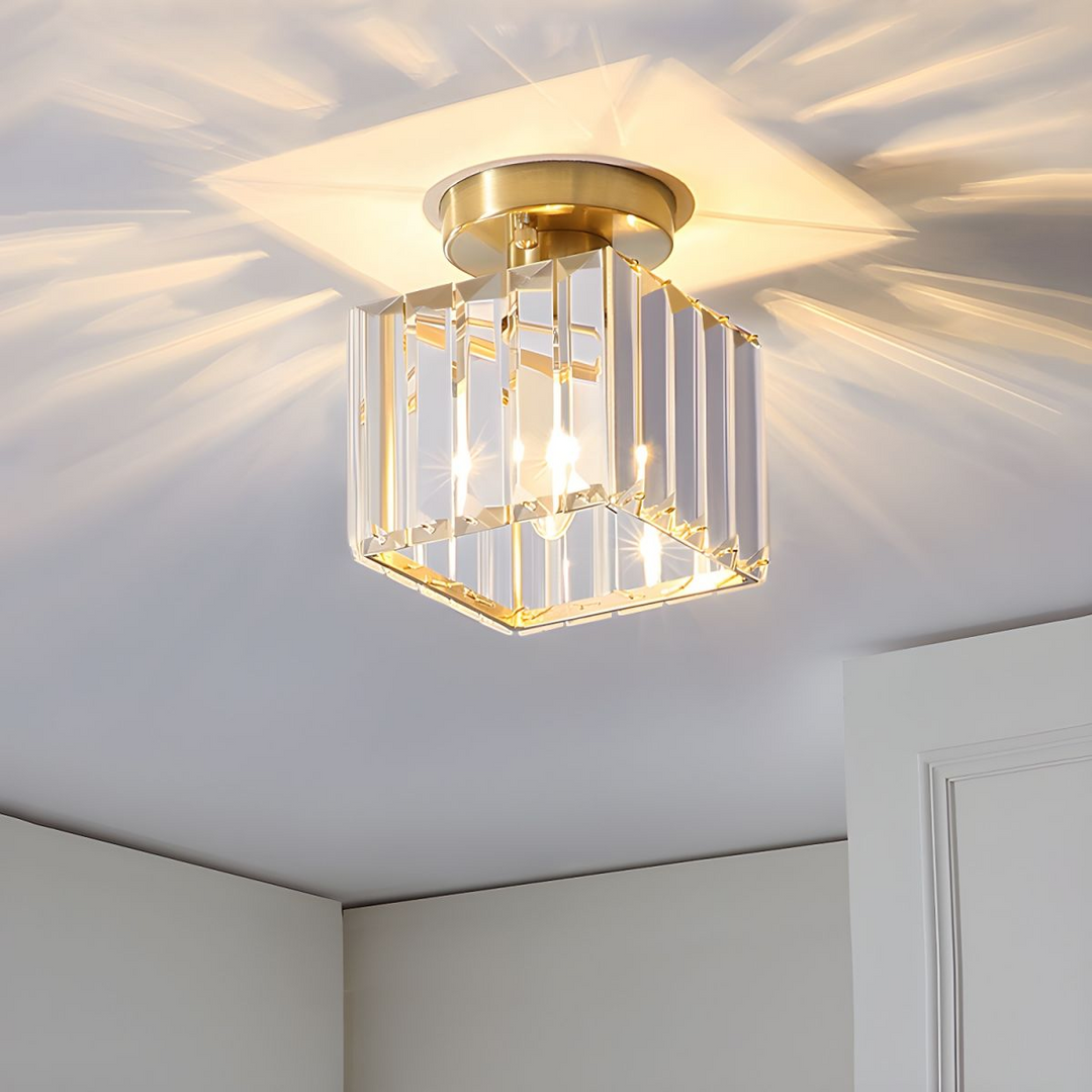 Moderne Krystall Taklampe - CrystalGlow | Luvikno
