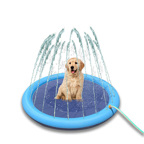 Hund svømmebasseng med sprinklesystem Luvikno