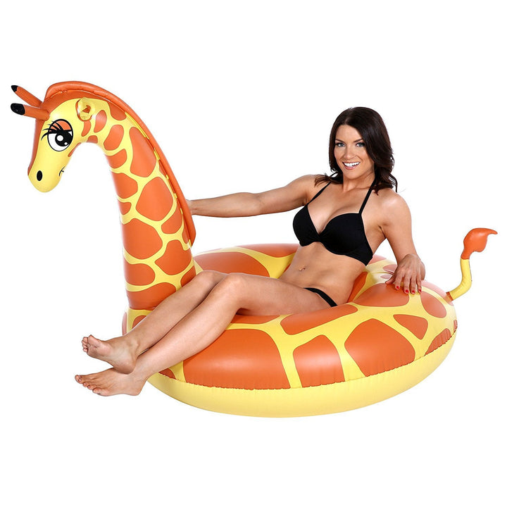 Unisex Oppustbar Giraff Svømmebåt Luvikno