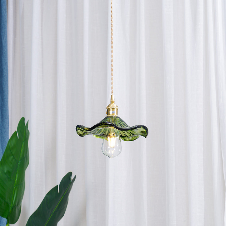 Trendy Hibiscus Flower Pendant Lamp - FlowerLite | Luvikno