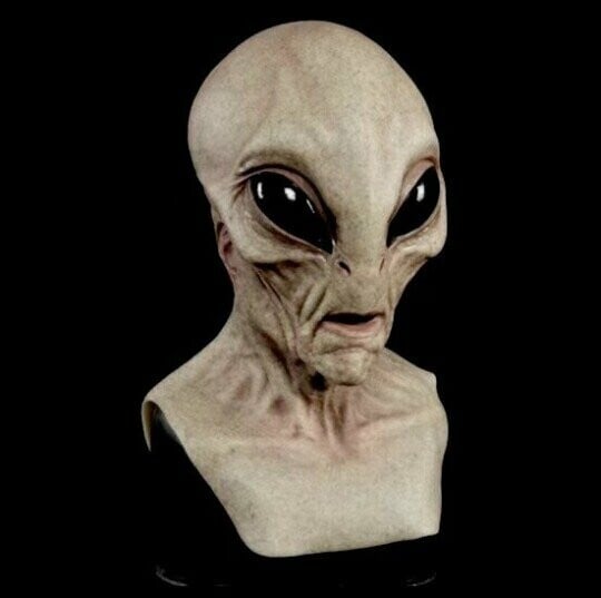 Alien-Mask | Realistiske Halloween Kostyme Tilbehør | Luvikno