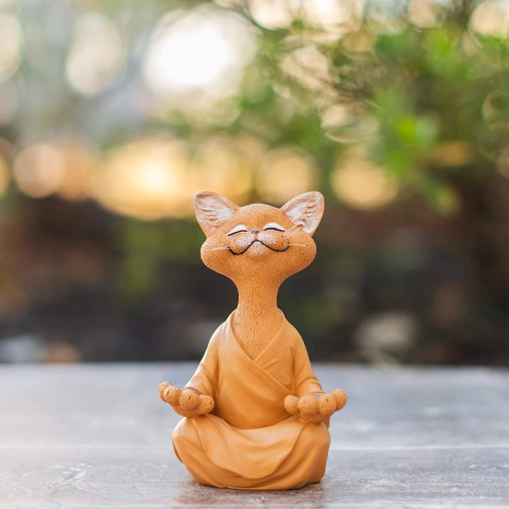 Happy Buddha Cat | Luvikno