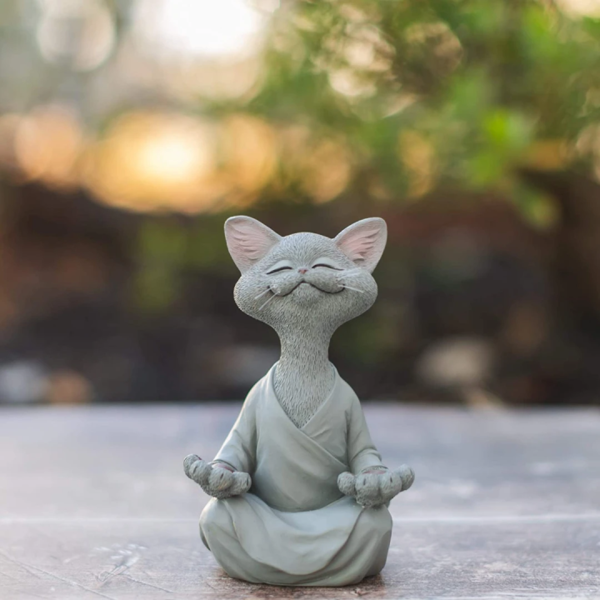Happy Buddha Cat | Luvikno