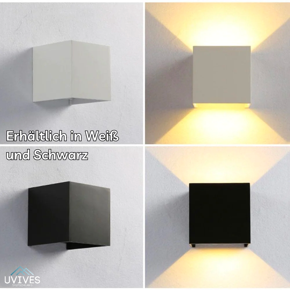Luvikno | LuminaCube Trådløs Luksus Vegglampe