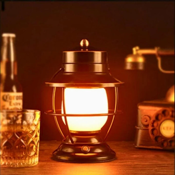 FlamaGlow - Oppladbar Camping LED Lanterne Luvikno