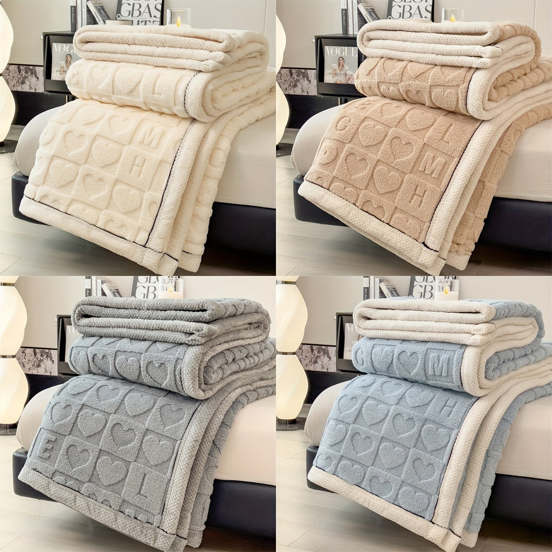 CozyCoral – Luksus Fleece-teppe for Alle Årstider Luvikno