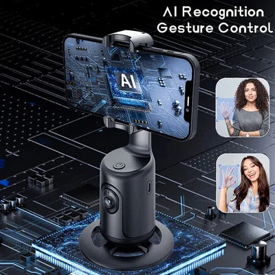 360° Rotasjon Smart Auto Ansikt Objektsporing Holder