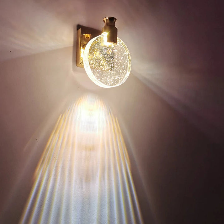 Luvikno | LED Vegglampe CircuLux | Rund Design | Mykt Lys | 13–16 cm Ø