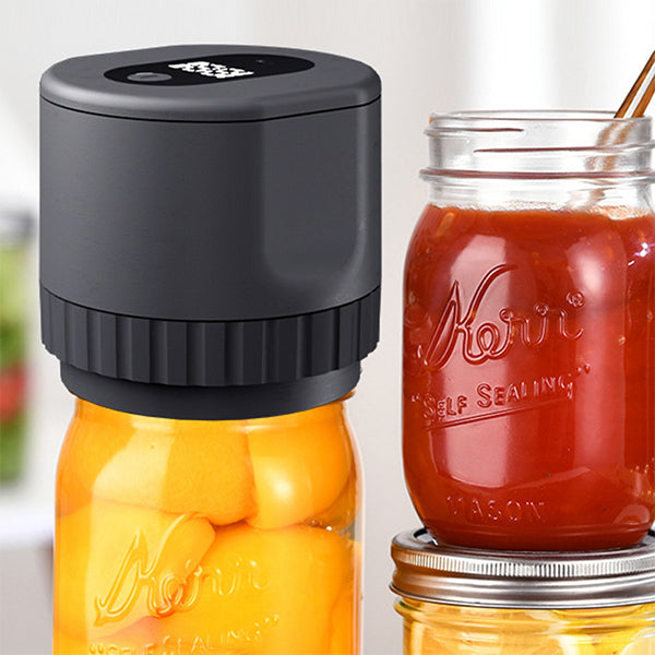 Elektrisk vakuumpakker for Mason-glass  | Luvikno