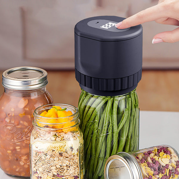 Elektrisk vakuumpakker for Mason-glass  | Luvikno