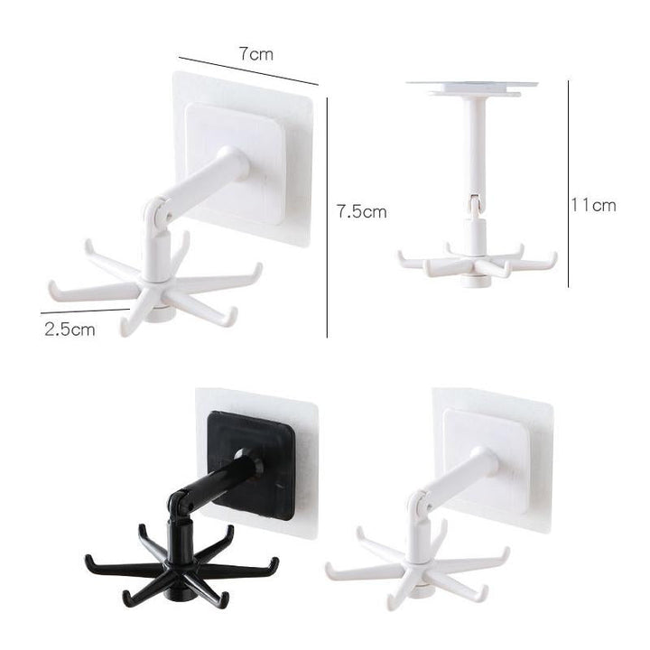 360 ° roterbar folding hook | Luvikno