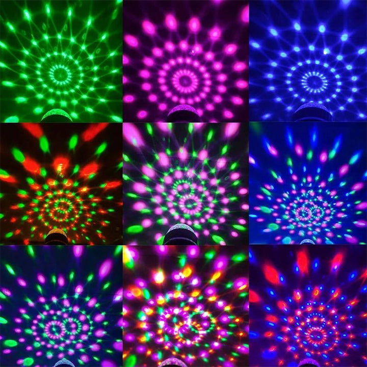 LED Disco Fargerik Roterende Lyspære | Luvikno