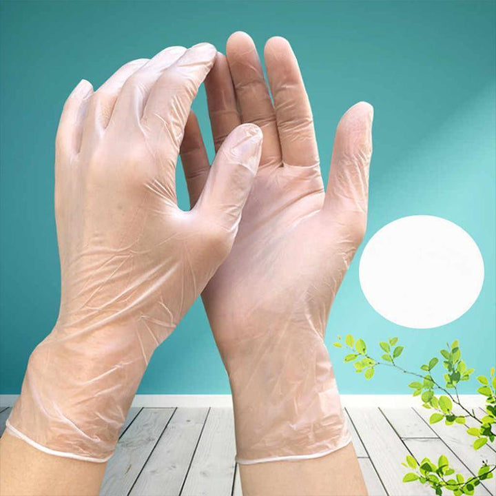 Disposable Antistatic PVC Hansker (50 par) | Luvikno