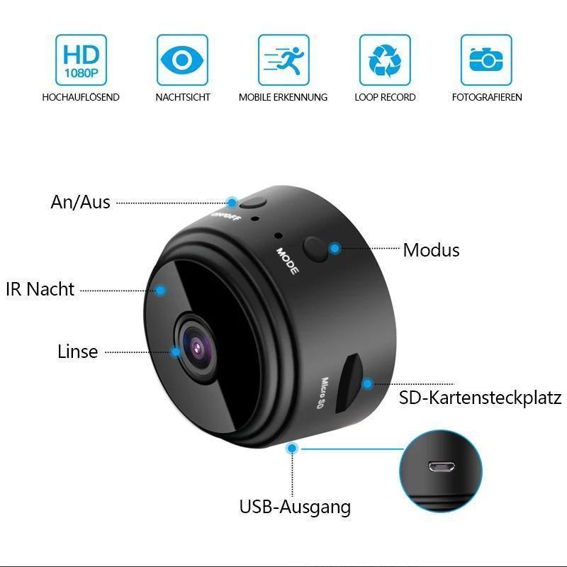 Luvikno | 1080p magnetisk WiFi Mini Kamera