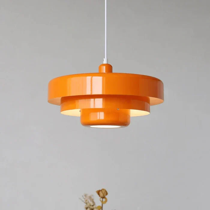 Vintage LED-Pendellampe | Flerlags metall i nordisk design | Fler farger