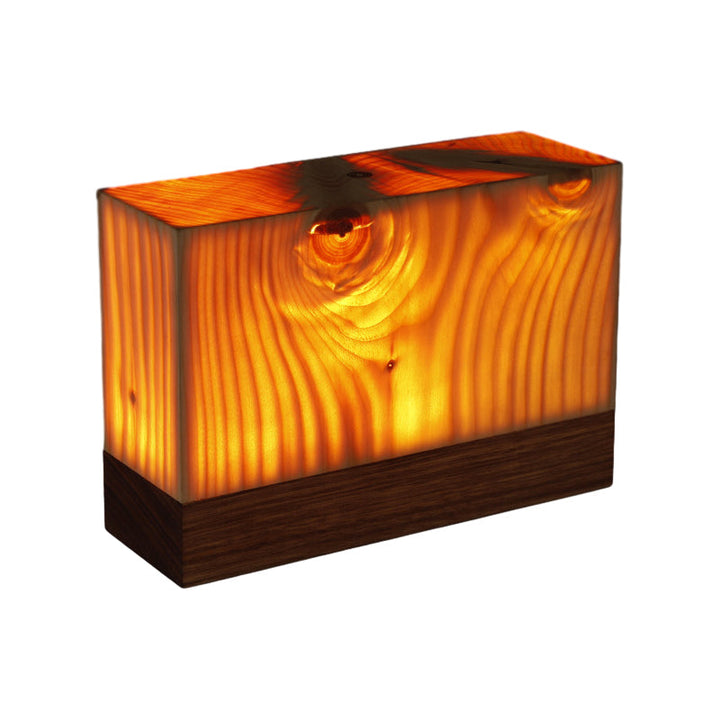 Stilig LED Bordlampe - WoodGlow | Luvikno