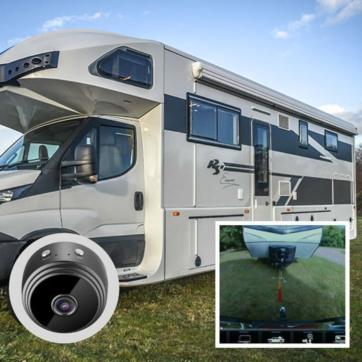1080p Magnetisk WiFi Mini-Kamera RV Trailer Bakgård Kamera Luvikno