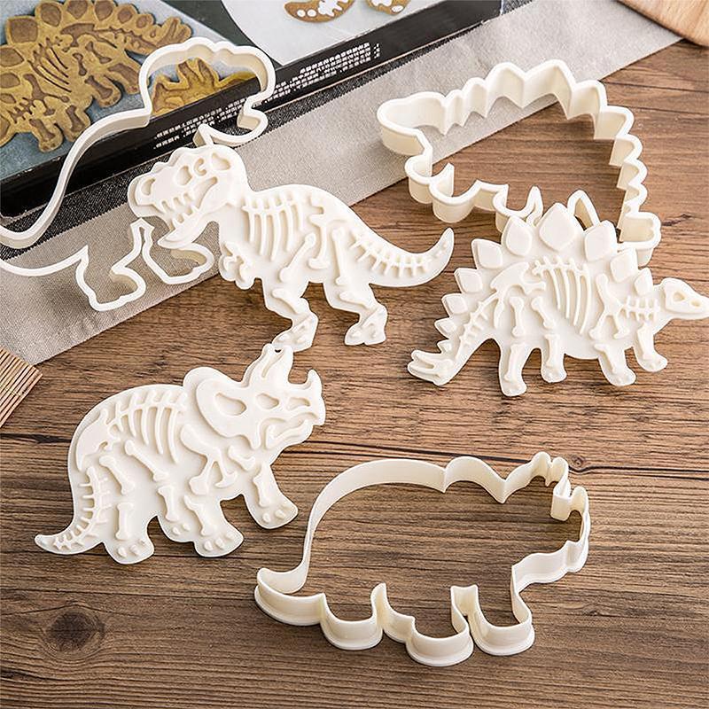 Dinosaur Kakeformer (3-pièces sett) | Luvikno