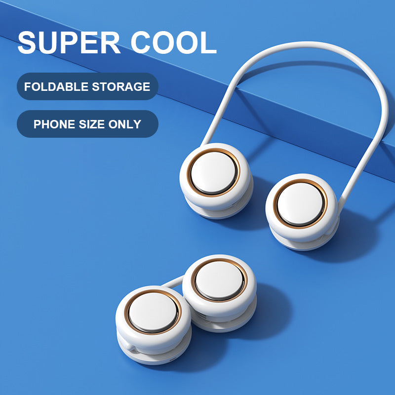 Foldbar USB Mini Bærbar Nakke Vifte | Luvikno