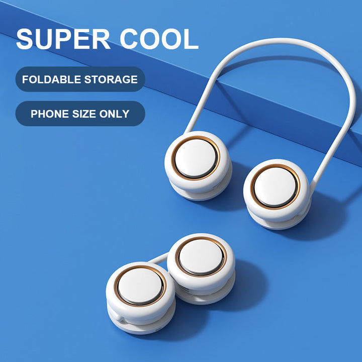 Foldbar USB Mini Bærbar Nakke Vifte | Luvikno