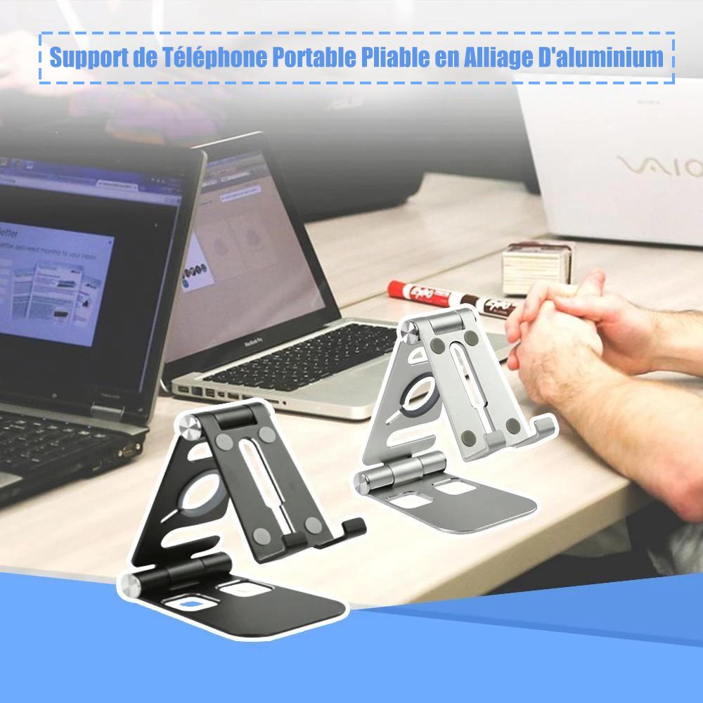 Multi-Fold Smartphone Stand i Aluminiumlegering | Luvikno