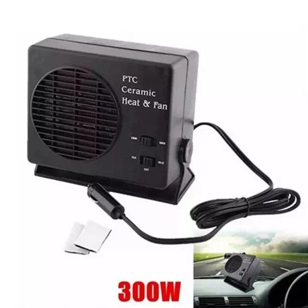 12V Keramisk Bilvarmer | 150W-300W | Bærbar Ruteavfukter med automatisk Termostat