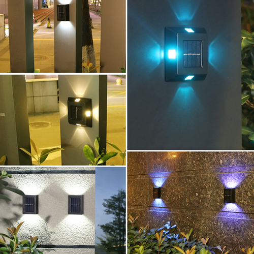 Solarvegglampe for utendørs bruk | Luvikno