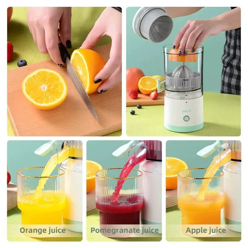 Sitrus Saftpresse Oppladbar Bærbar Juicer Luvikno