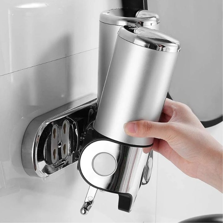 DuoPure Veggdispenser – Stilig Såpedispenser for et Ryddig Bad | Luvikno