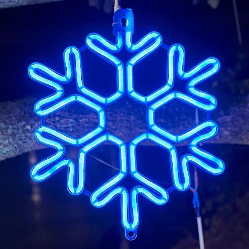 SnowGlow - Frosty Snøkrystall LED Lysbolle