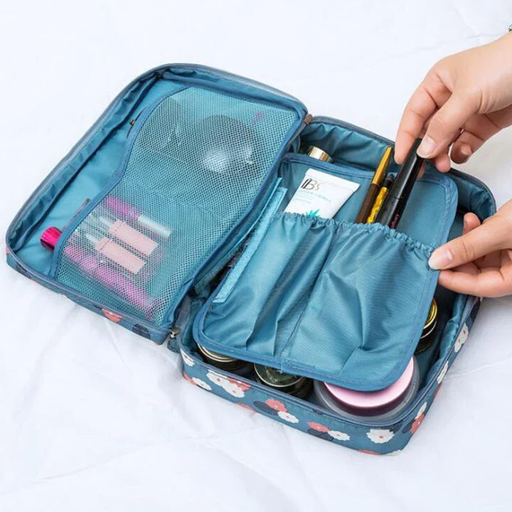 Multifunksjonell Kvinner Makeup Kosmetisk Reise Pouch Luvikno