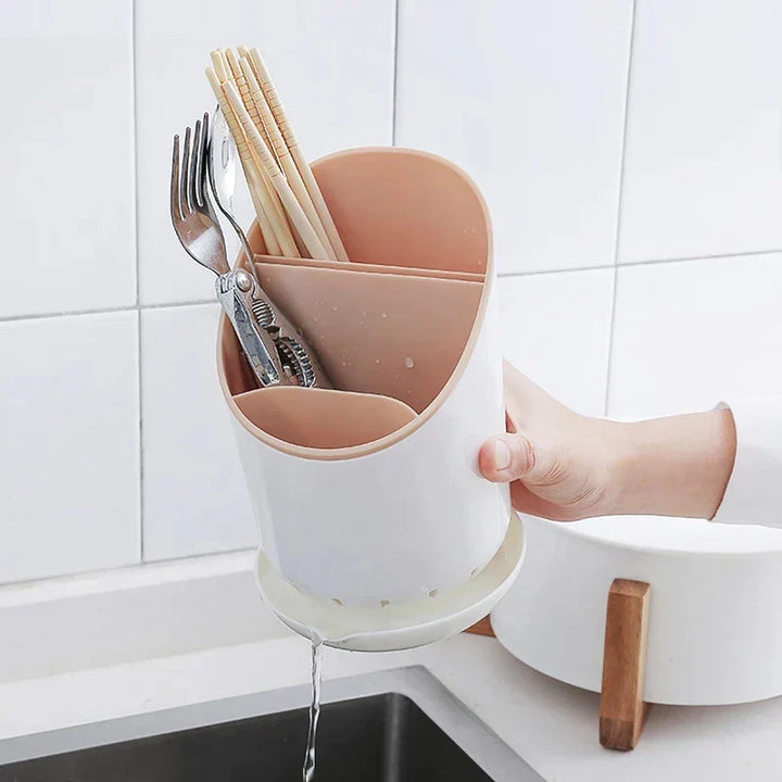 Bestikkholder med dreneringsbolle