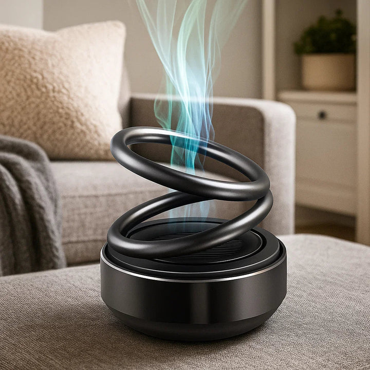 Aroma Diffuser Solenergidrevet Luftfrisker Luvikno