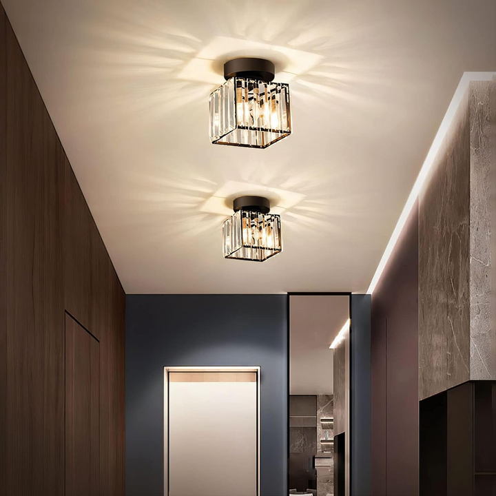 Moderne Krystall Taklampe - CrystalGlow | Luvikno