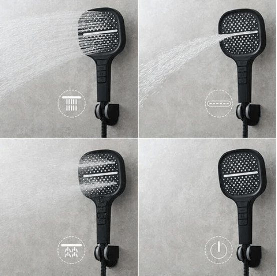 Elite - Dusjhode med 7 dynamiske sprayalternativer Luvikno